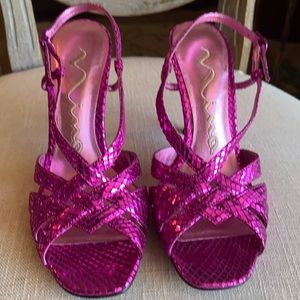 pink sparkly heels